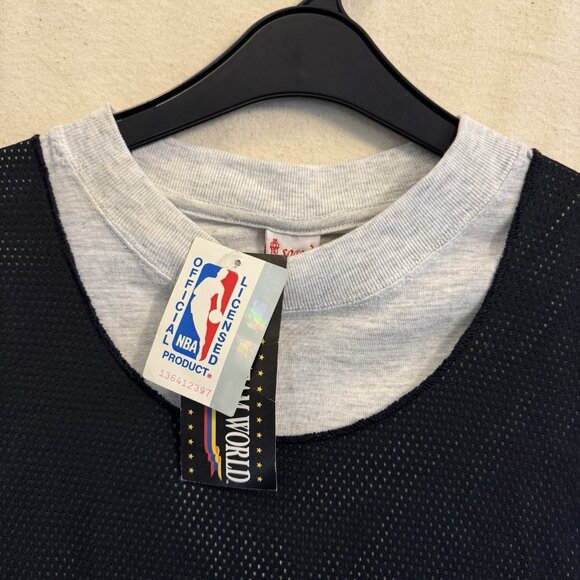 Vintage 1994 Vancouver Grizzlies Basketball NBA Teal Blue T-Shirt Ravens Mens XL - Picture 5 of 15